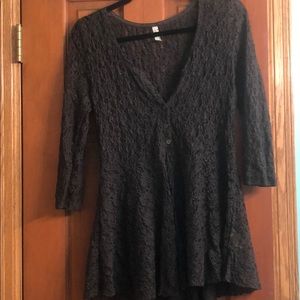 Free People Lace Top